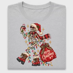 Retro Skeleton Christmas DTF Transfer