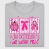 Breast Cancer Awareness In October We Wear Pink DTF Transfer