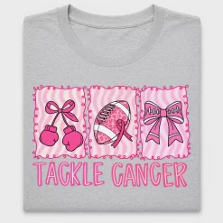 Tackle Cancer Preppy Pink DTF Transfer