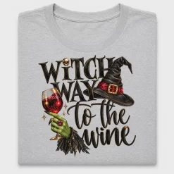 Witch Way to the Wine DTF Transfer