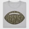 Camo Football DTF Transfer