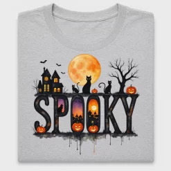 Spooky Halloween DTF Transfer Design