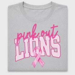 Pink Out Lions DTF Transfer