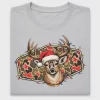 Retro Christmas Deer Camo DTF Transfer