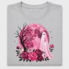 Pink Moon Ghost DTF Transfer
