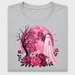Pink Moon Ghost DTF Transfer