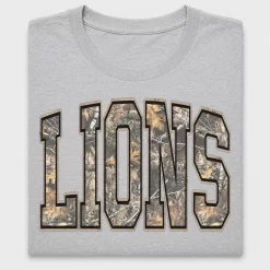 Camo Lions Varsity DTF Transfer