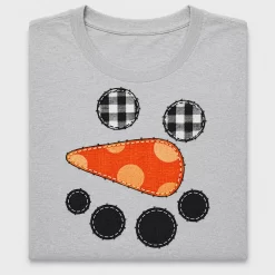Snowman Face DTF Transfer