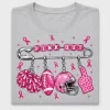 Pink Out Football DTF Transfer