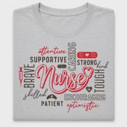 Nurse Word Art DTF Transfer Design