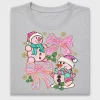 Coquette Snowman Christmas DTF Transfer