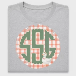 Silly Goose Monogram DTF Transfer