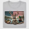 Patriotic Hunting Deer DTF Transfer