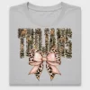 Camo Leopard Bow DTF Transfer