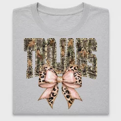 Camo Leopard Bow DTF Transfer