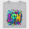 Retro LPN DTF Transfer Design