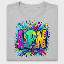 Retro LPN DTF Transfer Design