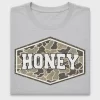 Camo Honey Hexagon DTF Transfer