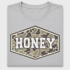 Camo Honey Hexagon DTF Transfer