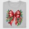 Vintage Christmas Bow DTF Transfer