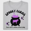 Spooky Farms Cow DTF Transfer