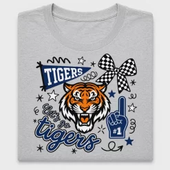 Tigers Mascot Doodle DTF Transfer