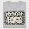 Retro Checkered Praise Lord DTF Transfer