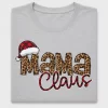 Mama Claus Leopard Christmas DTF Transfer