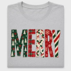Retro Christmas Patchwork DTF Transfer
