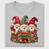 Three Christmas Gnomes DTF Transfer