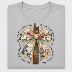 Christmas Nativity Bow DTF Transfer