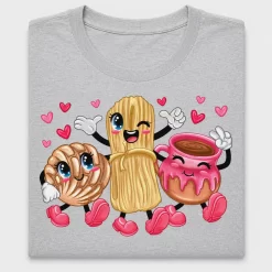 Conchas Coffee Heart DTF Transfer