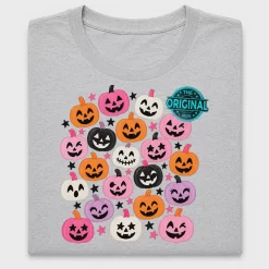 Preppy Pumpkin Faces DTF Transfer