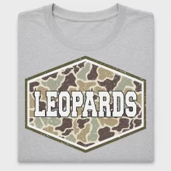 Camo Leopards Varsity DTF Transfer