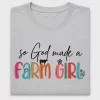 So God Made a Farm Girl DTF Transfer