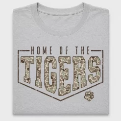 Camo Tigers Mascot DTF Transfer