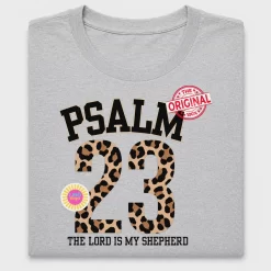 Psalm 23 Scripture Leopard DTF Transfer