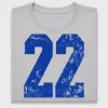 Distressed Varsity Number 22 DTF Transfer