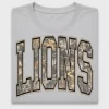 Distressed Lions Camo Varsity DTF Transfer