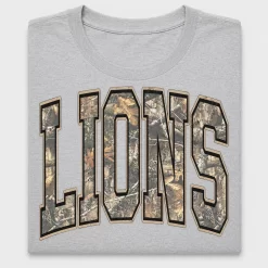 Distressed Lions Camo Varsity DTF Transfer