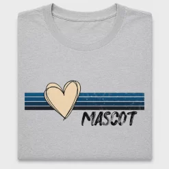 Retro Heart Mascot DTF Transfer