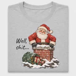 Funny Santa Chimney DTF Transfer