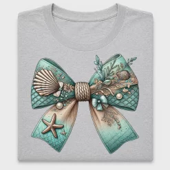 Coastal Seashell Bow DTF Transfer