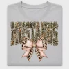 Mustang Camo Leopard Bow DTF Transfer