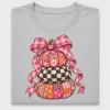 Preppy Pink Pumpkin Stack DTF Transfer