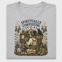 Spiritually Composting Skeleton Gardener DTF Transfer