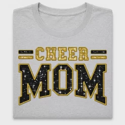 Cheer Mom Faux Sequin DTF Transfer