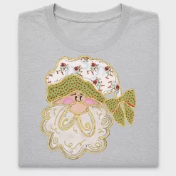 Whimsical Santa Face DTF Transfer
