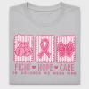 Fight Hope Care Breast Cancer DTF Transfer