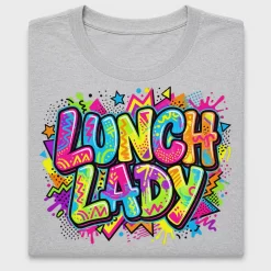 Lunch Lady Graffiti DTF Transfer